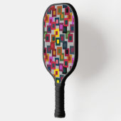 暗い正方形（光） ピックルボールラケット (左)