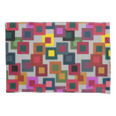 暗い正方形(光) 枕カバー (正面)