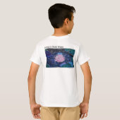 暗い水の中の蓮 Tシャツ (裏面フル)