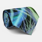 暗い水上の抽象的な草 ネクタイ (ロール)