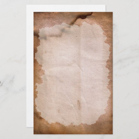 暗い水汚れ文房具 便箋 (正面/裏面)