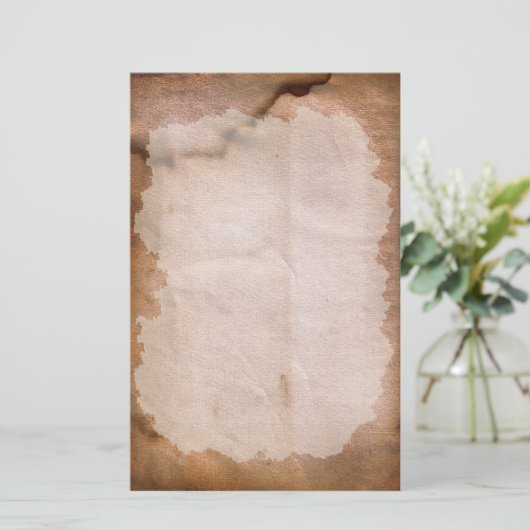 暗い水汚れ文房具 便箋 (スタンド正面)