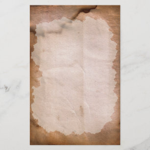 暗い水汚れ文房具 便箋