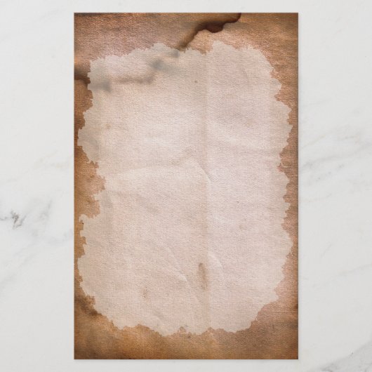 暗い水汚れ文房具 便箋 (正面)