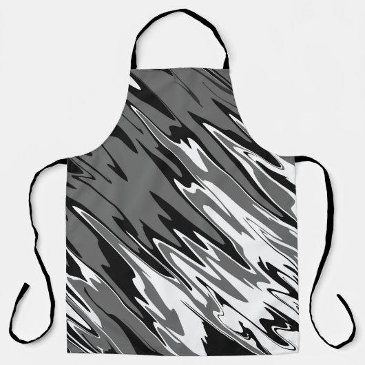 暗い無絵を描線をスプレー エプロン (正面)