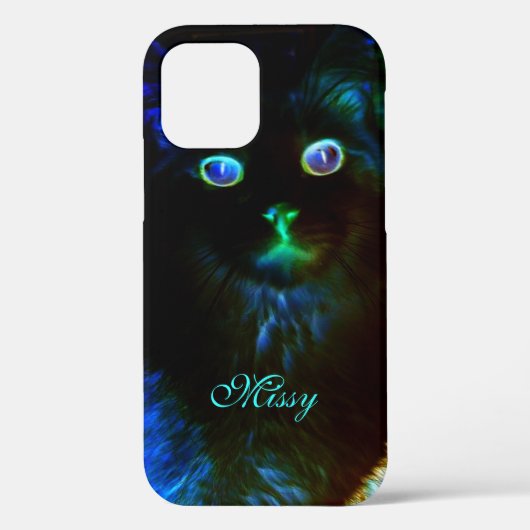 暗い猫の中で輝く Case-Mate iPhoneケース (裏面)