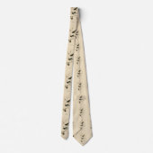 暗い目のユンコ – オードボンの鳥たちアメリカ出身 ネクタイ (裏面)