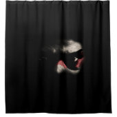 暗い目 シャワーカーテン (正面)
