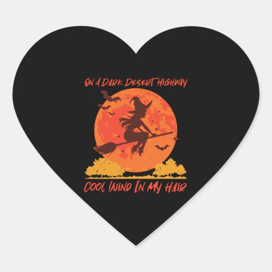暗い砂漠の高速道路の魔女の上で1 ハートシール (正面)