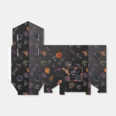 暗い秋のフローラパーソナライズされた結婚ズ フェイバーボックス (折り畳みなし)