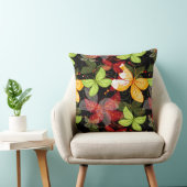 暗い秋パターン クッション (椅子)