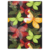 暗い秋パターン クリップボード (裏面)