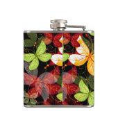 暗い秋パターン フラスク (裏面)