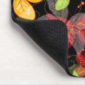 暗い秋パターン マウスパッド (コーナー)