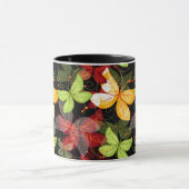 暗い秋パターン マグカップ (中央)