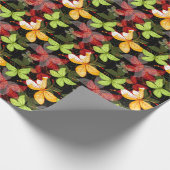 暗い秋柄 ラッピングペーパー (角)