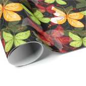 暗い秋柄 ラッピングペーパー (ロールコーナー)