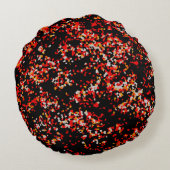 暗い秋紙吹雪 ラウンドクッション (裏面)