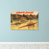 暗い秘密劇場用ポスター キャンバスプリント (インサイチュ (ウッドフロア))