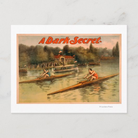 暗い秘密劇場用ポスター ポストカード (正面)
