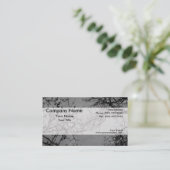 暗い空のツリーブランチ 名刺 (スタンド正面)