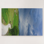 暗い空の下の曲がりくねった道 ジグソーパズル (横)