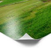 暗い空の下の曲がりくねった道 フォトプリント            (角)