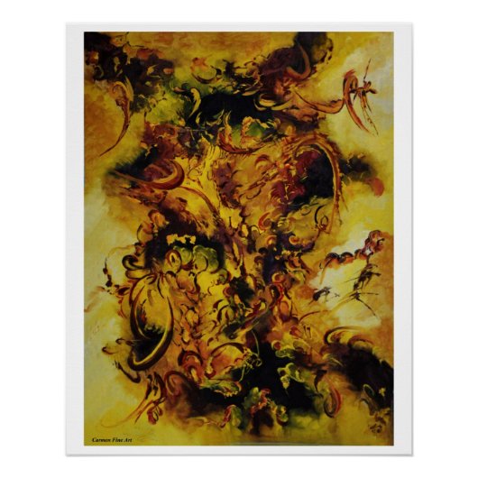 「暗い空を含む透明な行為」ポスター ポスター (正面)