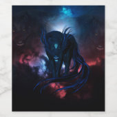 暗い素晴らしファンタジー ワインラベル (シングルラベル)