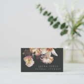 暗い素晴らしフローラヘアフラワーフローリスト 予約カード (スタンド正面)