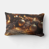 暗い素朴クリスマスの楽譜 ランバークッション (裏面)