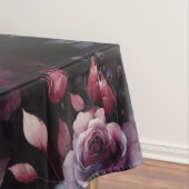 暗い素朴バラ テーブルクロス (インサイチュ)