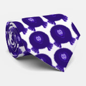 暗い紫色のPom Pomの友達のタイ ネクタイ (ロール)