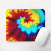 暗い絞り染めのデザイン マウスパッド (マウス)