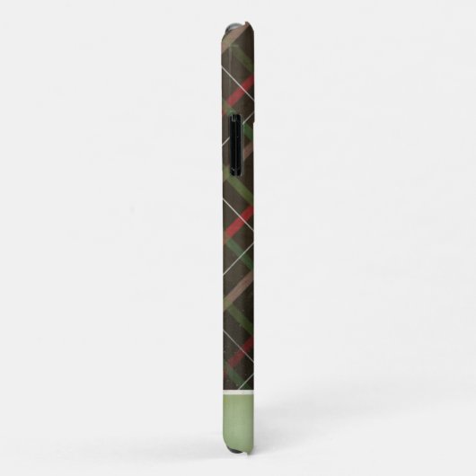 暗い絵を描冬の格子模様 Case-Mate iPhoneケース (裏面/右)