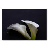 暗い背景にユリを呼ぶ テーブルナンバー (裏面)