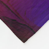 暗い背景に美しい抽象芸術アート フリースブランケット (角)