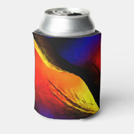 暗い背景に美しい抽象芸術アート 缶クーラー
