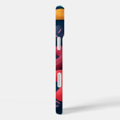 暗い背景に色とりどりのハート Case-Mate iPhoneケース (裏面 / 右)
