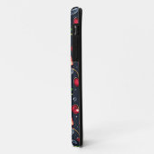 暗い背景のさくらんぼとイチゴ Case-Mate iPhoneケース (裏面/左)