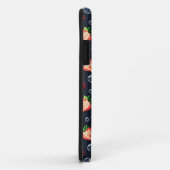 暗い背景のさくらんぼとイチゴ Case-Mate iPhoneケース (裏面/右)