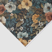 暗い背景のフローライラスト 薄葉紙 (詳細)