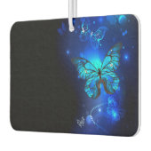 暗い背景のモルフォチョウ カーエアーフレッシュナー (左)