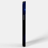 暗い背景のモルフォ蝶 iPhoneケース (右側面)