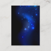 暗い背景のモルフォ・バタフライ アドバイスカード (裏面)