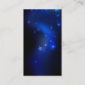 暗い背景のモルフォ・バタフライ コーリングカード (裏面)