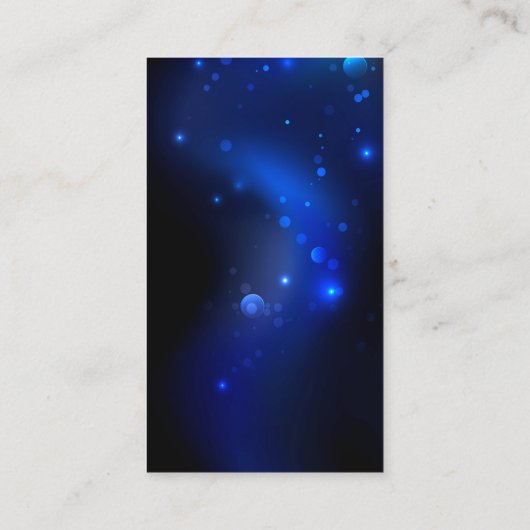 暗い背景のモルフォ・バタフライ コーリングカード (裏面)