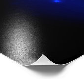 暗い背景のモルフォ・バタフライ フォトプリント            (角)