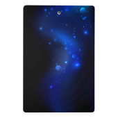 暗い背景のモルフォ・バタフライ ミニクリップボード (裏面)