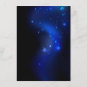 暗い背景のモルフォ・バタフライ メニュー (裏面)